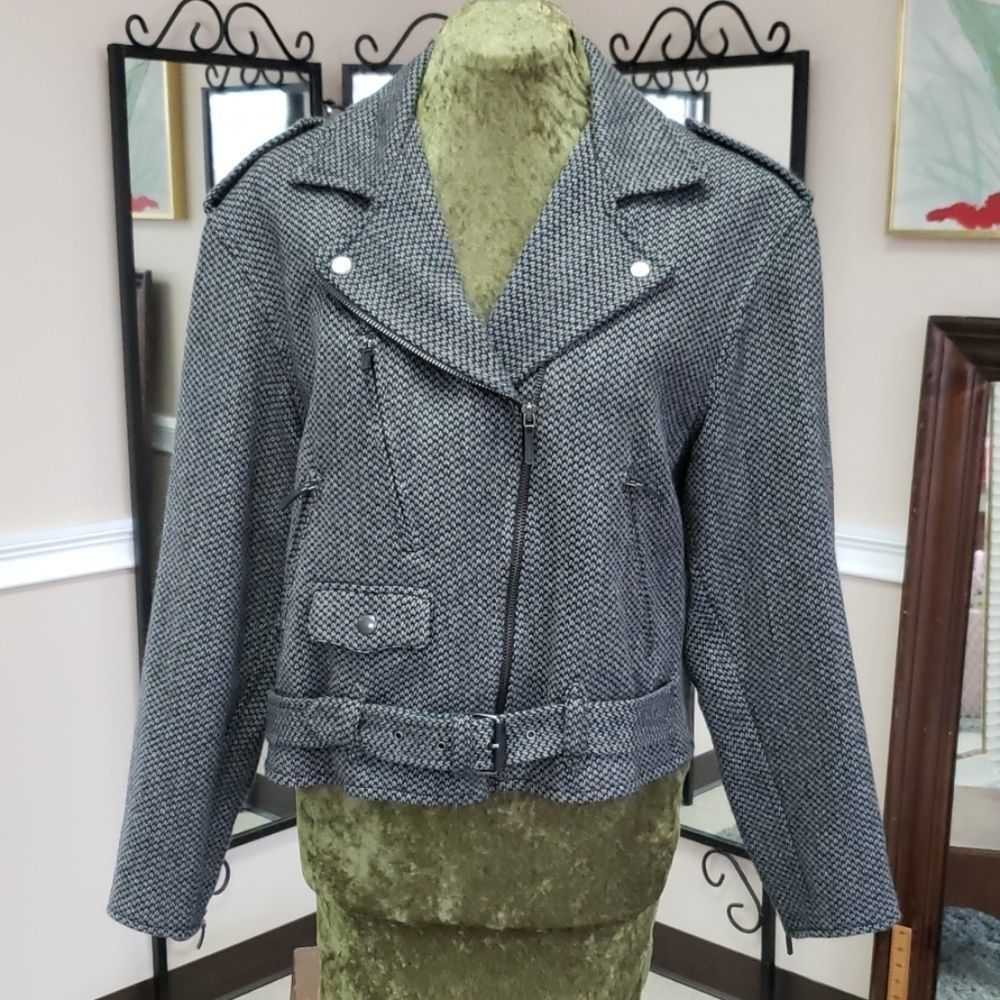 Ralph Lauren Fashionable Zip Front Wool Jacket
